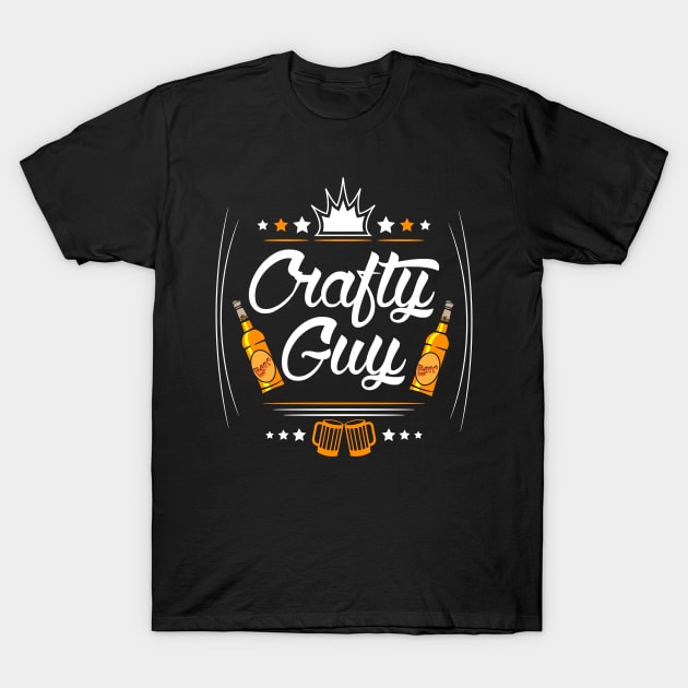 Crafty (Beer) Guy T-Shirt by jslbdesigns